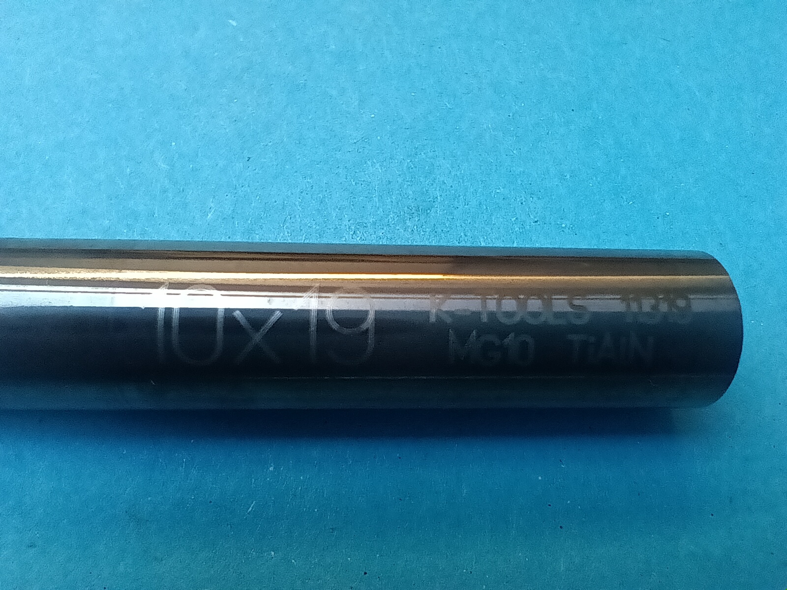 Tvrdokovová fréza stopková K-tools D10 TiAlN 11319 10x19 MG10 - Obrázek 3