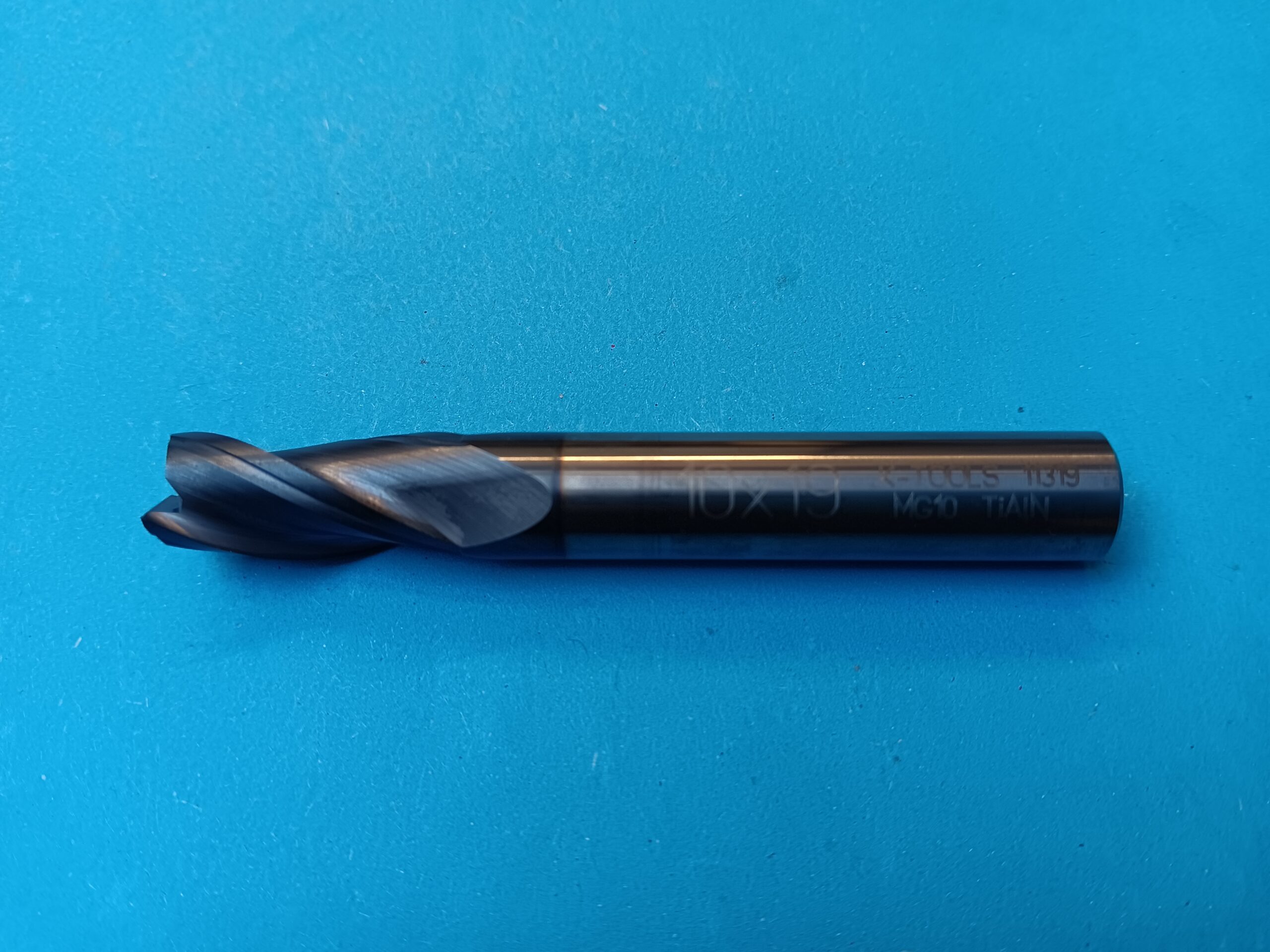 Tvrdokovová fréza stopková K-tools D10 TiAlN 11319 10x19 MG10